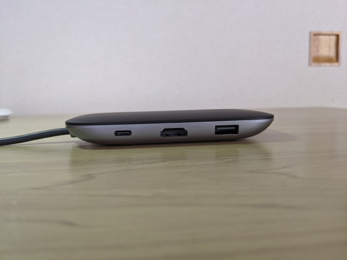 AUKEY CB-C71 8-in-1 USB-C ハブ 側面3