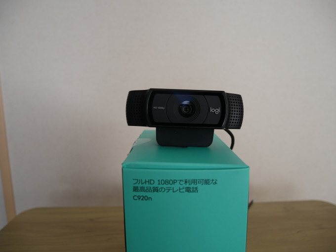 logicool C920n カメラ本体正面2