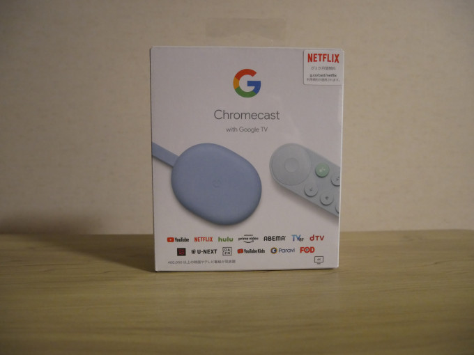 Chromecast with Google TV 外箱1