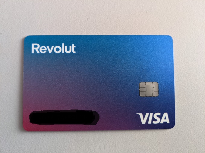 Revolut カード表