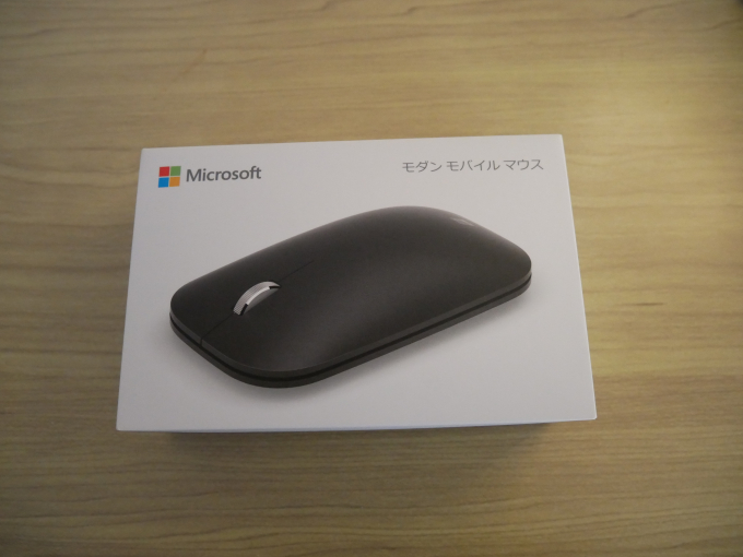 Microsoft モダン モバイル マウス 外箱表