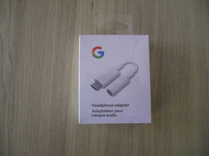 Google Headphone Adapter 外箱表