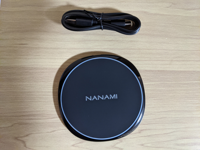 NANAMI ワイヤレス充電器 本体と充電ケーブル