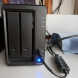 Synology DS720+ 前面とLANアダプタ