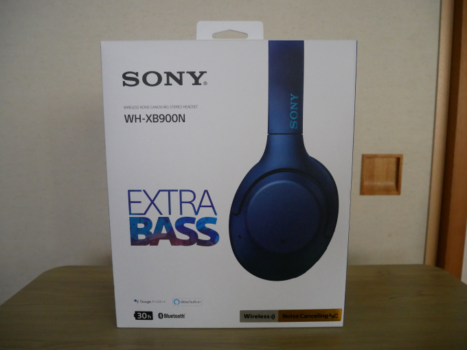 SONY WH-XB900N 外箱表