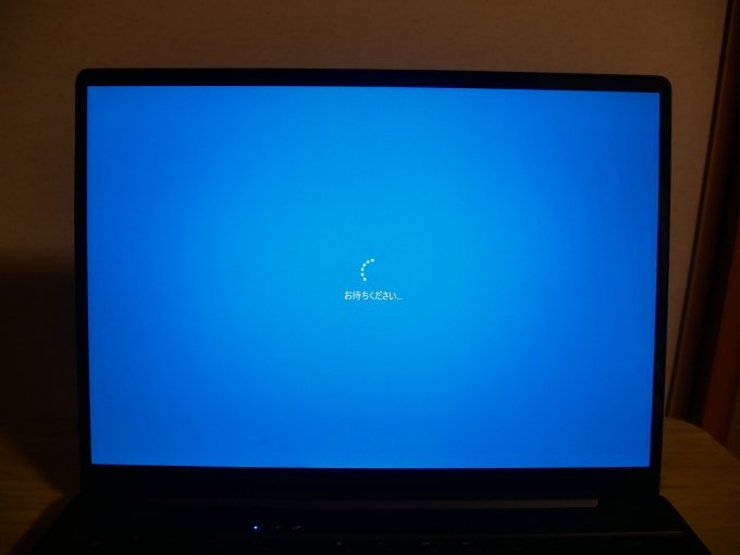 CHUWI GemiBook Pro 起動6 お待ちください