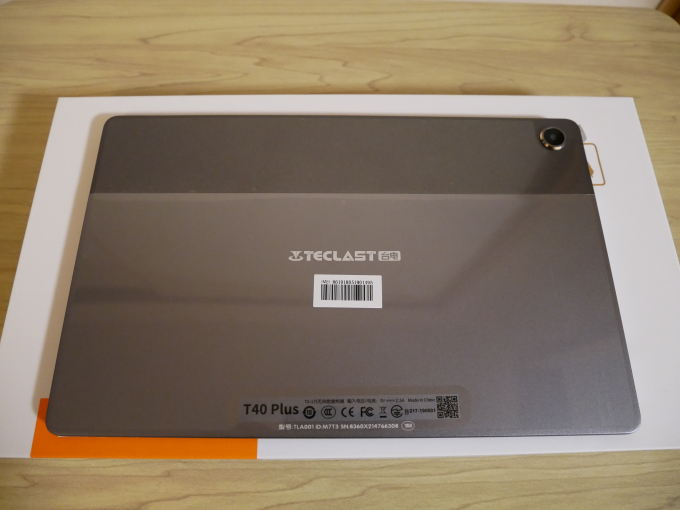 Teclast T40 Plus 本体裏