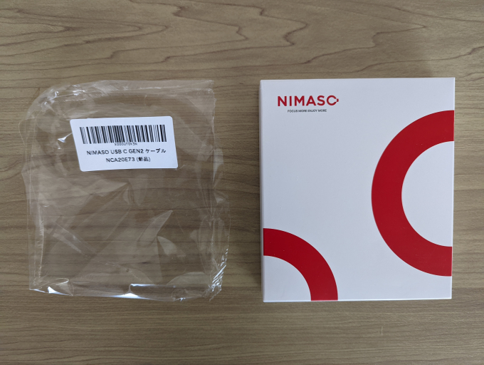 NIMASO USB-C ケーブル (Gen2) 外箱