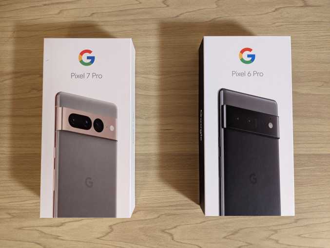 Pixel 7 ProとPixel 6 Pro