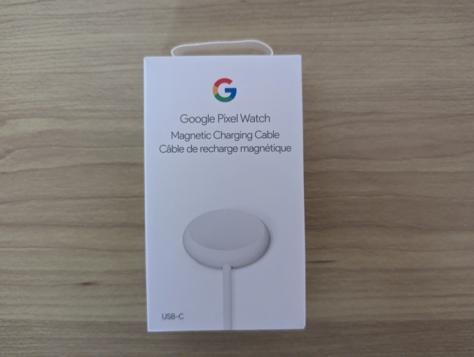 Google Pixel Watch USB-C マグネット充電ケーブル 外箱1