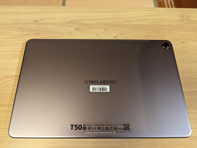 Teclast T50 本体裏