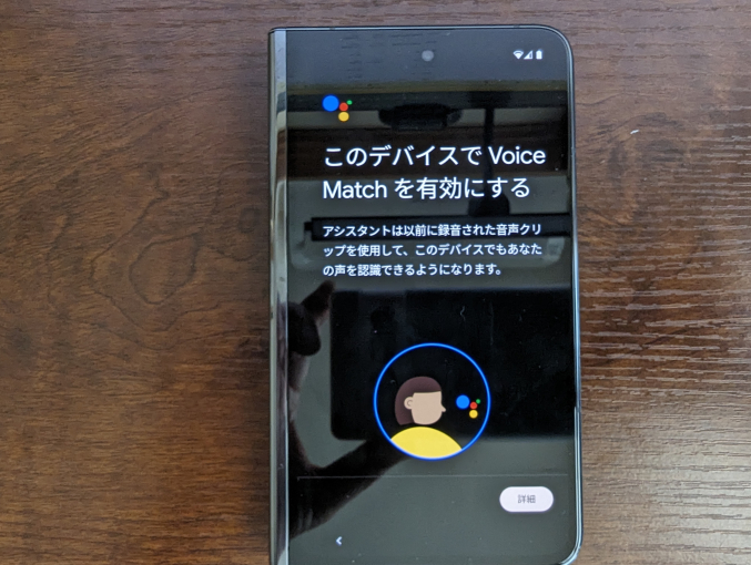 Google Pixel Fold 設定作業 画面16