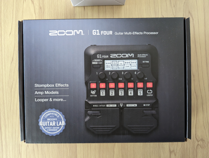 ZOOM G1 FOUR 外箱