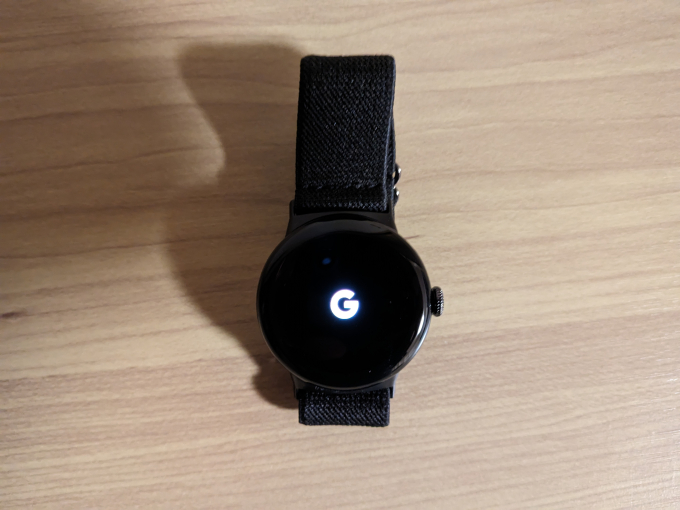 Google Pixel Watch 2 Watch本体電源オン1