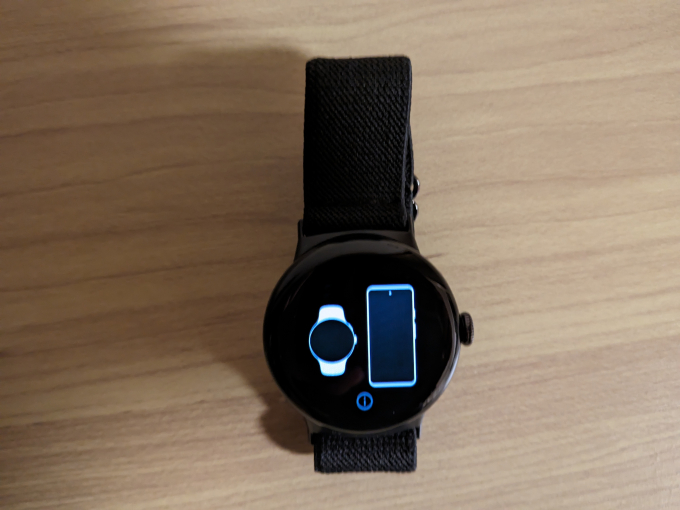 Google Pixel Watch 2 Watch本体電源オン3