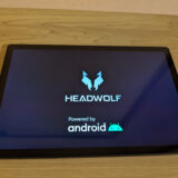 Headwolf HPad5 電源オン1