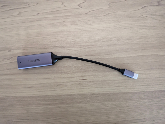 UGREEN USB-C LAN 本体表