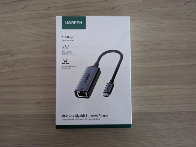 UGREEN USB-C LAN 外箱表