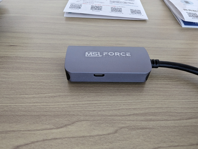 MSL FORCE HDMI to USB-C Type-C変換アダプタ アダプタ本体4