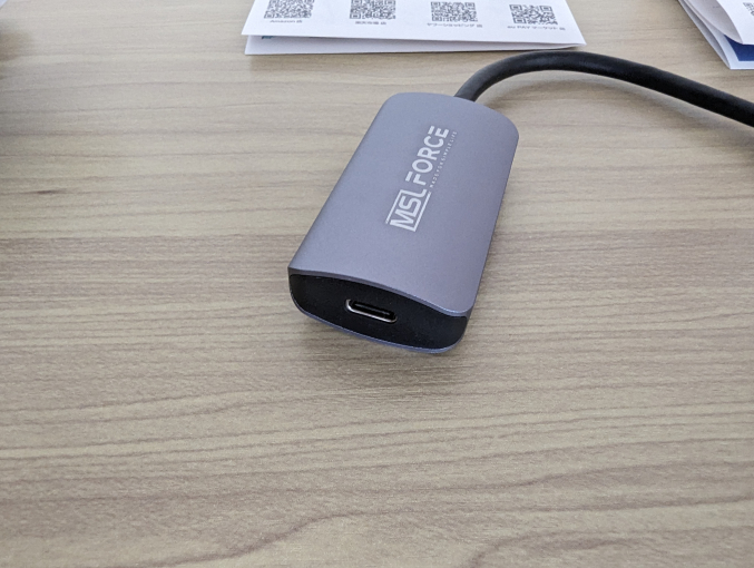MSL FORCE HDMI to USB-C Type-C変換アダプタ アダプタ本体2