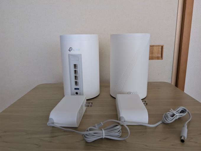 TP-Link Deco BE65 BE11000 本体2つとACアダプター2つ2