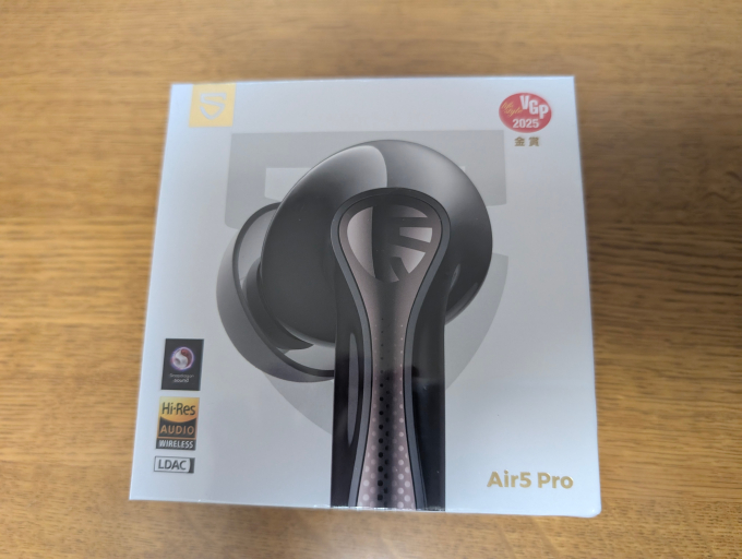SOUNDPEATS Air5 Pro 外箱表