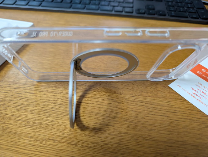 Gunwon Google Pixel 10 Pro XL 用 ケース 透明 Magsafe対応 立てたところ1