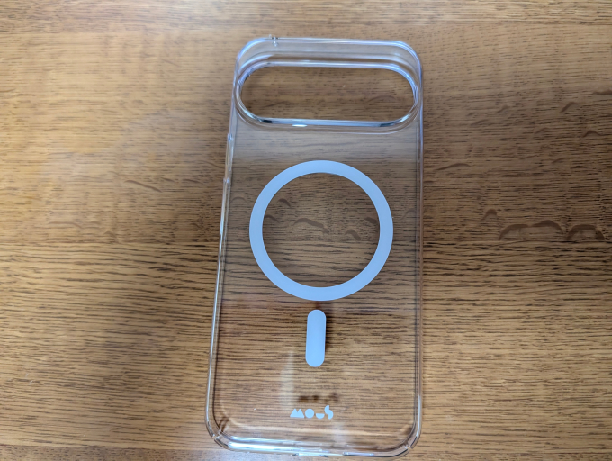 Google Pixel 10 Pro XL 用 Mous 超薄型マグネット対応クリアケース ケース3