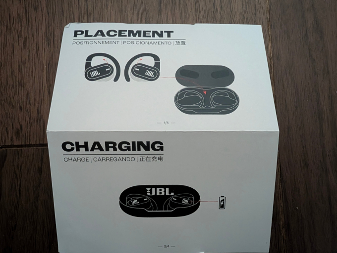 JBL SOUNDGEAR SENSE オープンイヤーワイヤレスイヤホン 内箱の中身を出したところ5