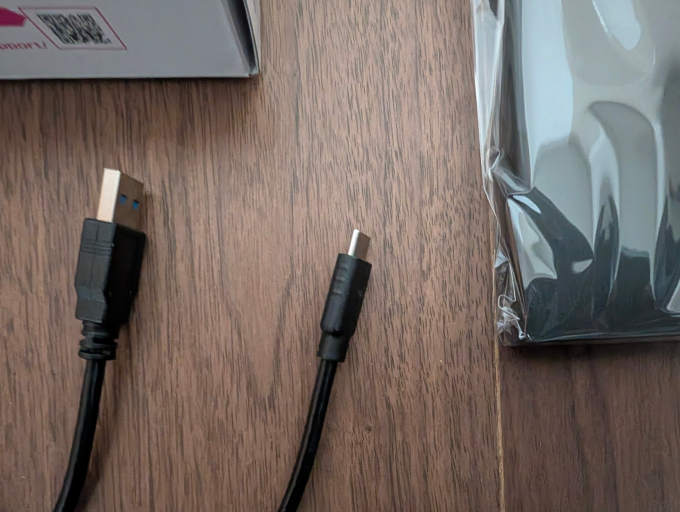 玄人志向 SATA接続ケース GW2.5AM-SU3G2 付属ケーブル3